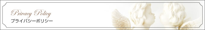 Privacy Policy プライバシーポリシー