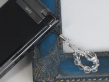 【天使の羽】ストラップ　『クォーツ』