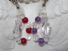 【天使の羽】ストラップ　『カーネリアン』