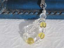 【天使の羽】 ストラップ　『シトリン』