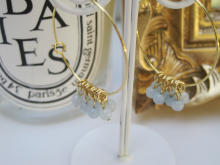 アクアマリン　ピアス